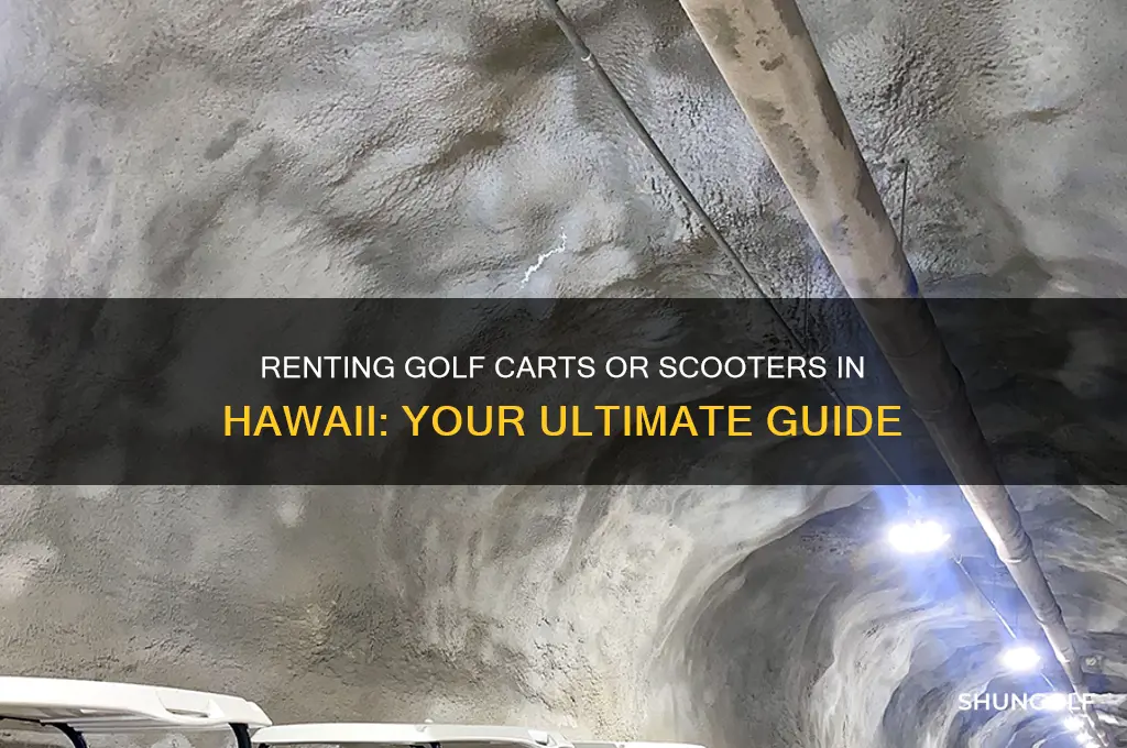can you rent golf carts or scooters in hawaii