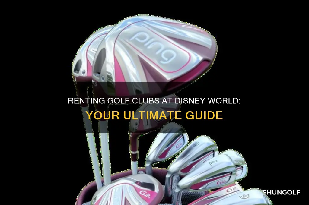 can you rent golf clubs at disney world