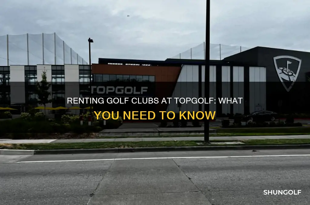 can you rent golf clubs at topgolf
