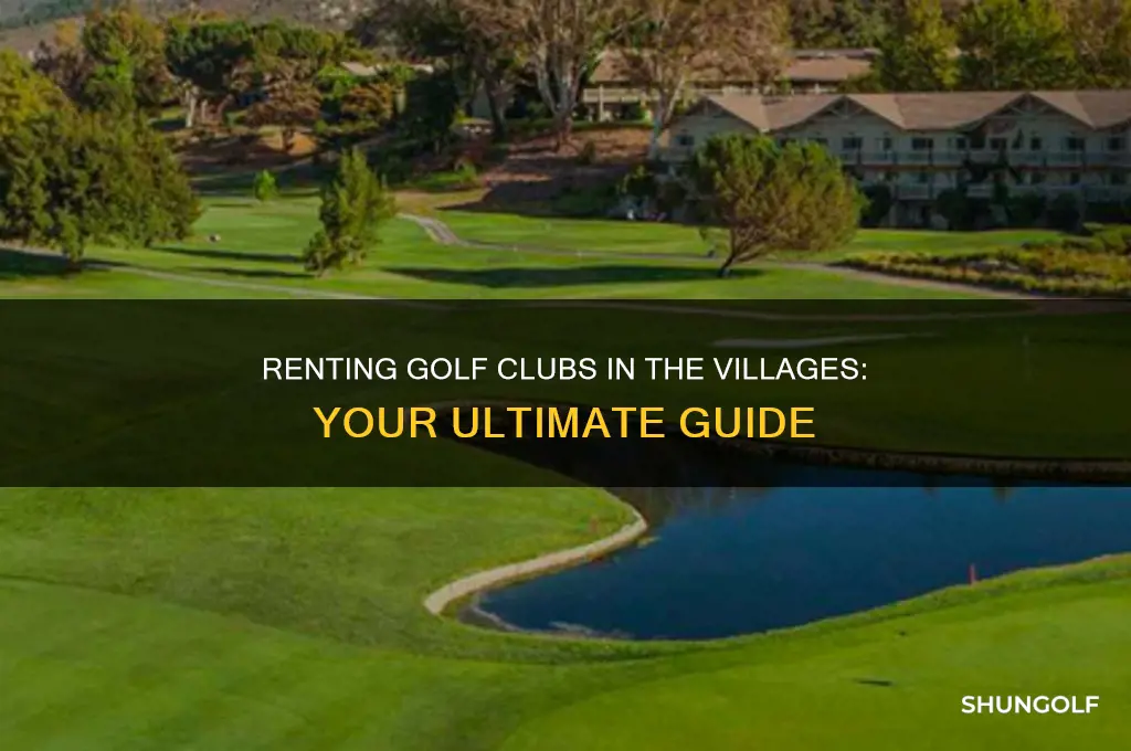 can you rent golf clubs in the villages