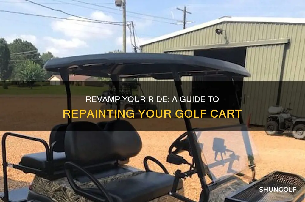 can you repaint a golf cart
