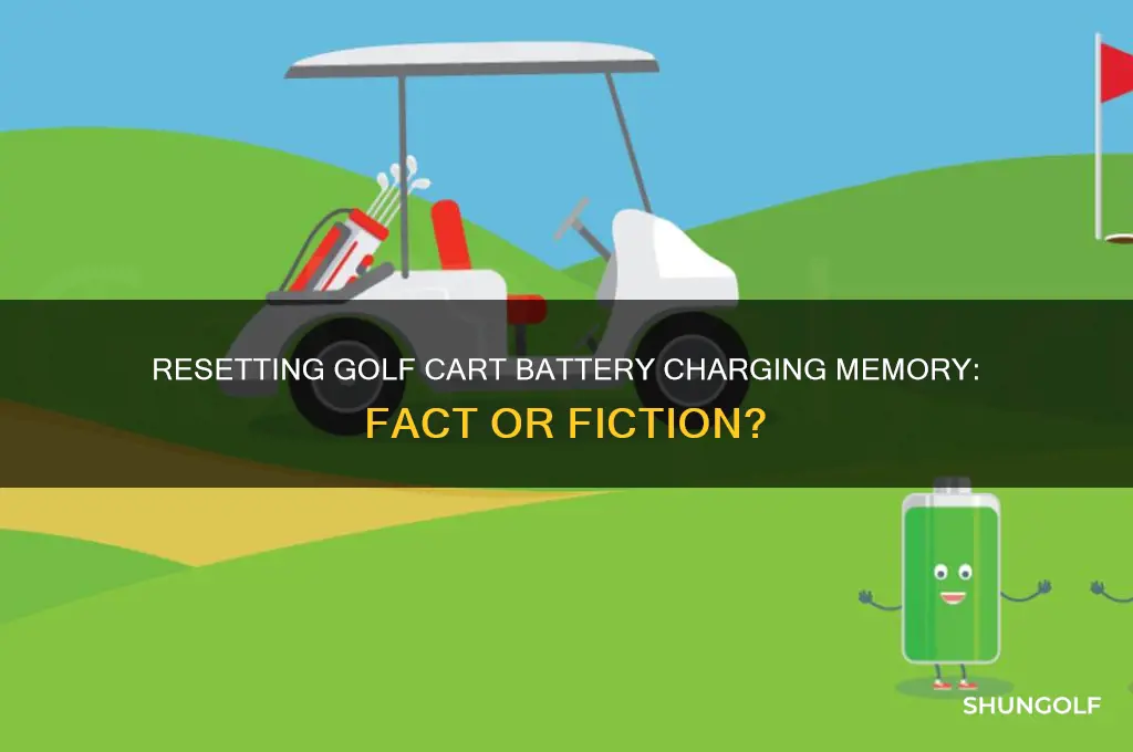 can you reset charging memory in golf cart batteries