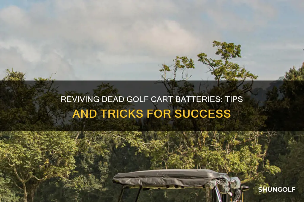 can you revive a dead golf cart battery
