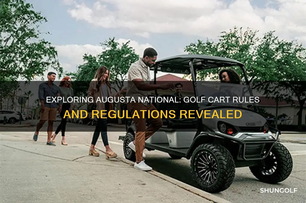 can you ride a golf cart at augusta national