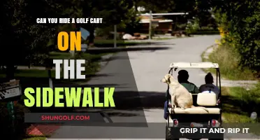 Golf Carts on Sidewalks: Legal or Off-Limits for Riders?