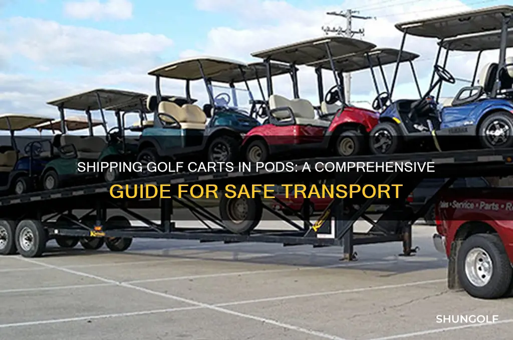 can you ship a golf cart in a pod