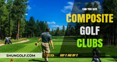 Sizing Composite Golf Clubs: A Comprehensive Guide for Optimal Performance