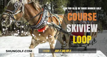 Sledding Fun at Tahoe Donner Golf Course Skiview Loop: What You Need to Know