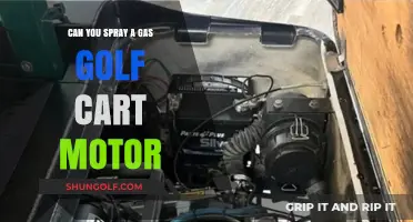 Spraying a Gas Golf Cart Motor: Safe Practices and Maintenance Tips