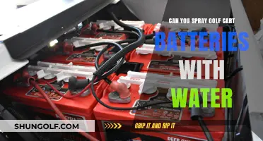 Spraying Golf Cart Batteries with Water: Safe Practice or Risky Move?