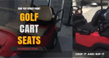 How to Spray Paint Golf Cart Seats: A DIY Guide