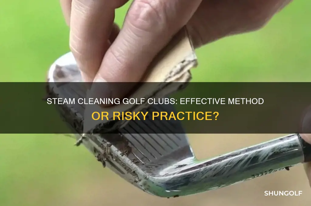 can you steam clean golf clubs
