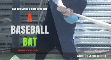 Golf Swing vs. Baseball Bat: Technique Differences and Similarities Explained
