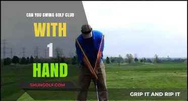 Mastering the One-Handed Golf Swing: Technique, Benefits, and Challenges