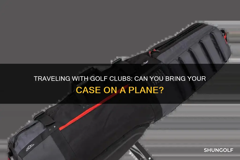 can you take a golf club case on plane