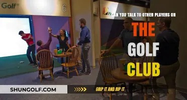 Golf Club Communication: Chatting with Fellow Players on the Course