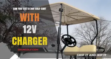 Testing a 36V Golf Cart with a 12V Charger: Risks & Alternatives