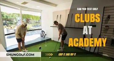 Testing Golf Clubs at Academy: What You Need to Know
