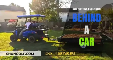 Can You Tow a Golf Cart Behind a Car? A Complete Guide