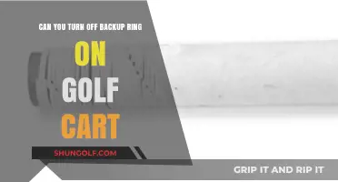 How to Disable Backup Ring on Your Golf Cart: A Quick Guide