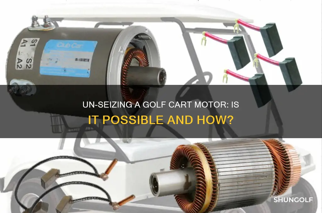 can you un-seize a golf cart motor