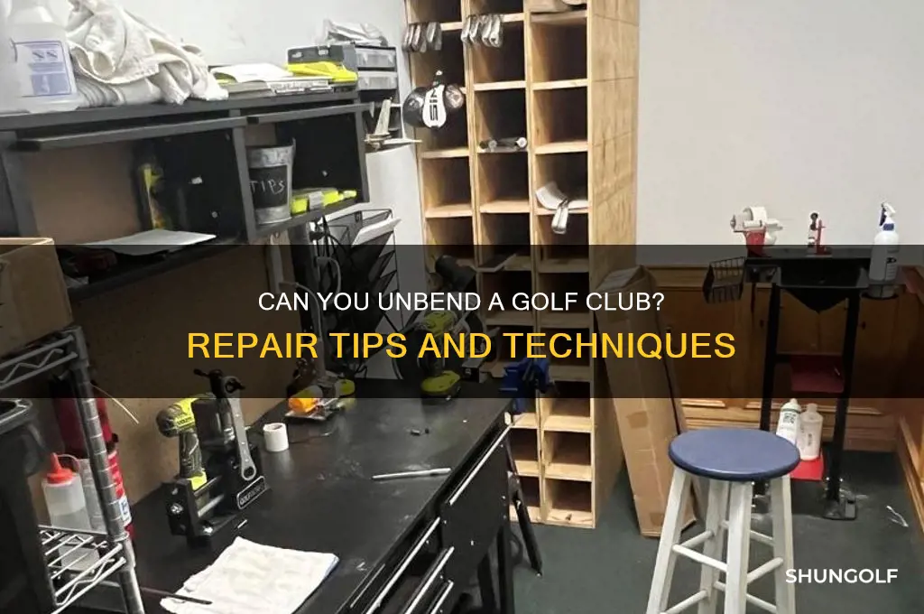 can you unbend golf club
