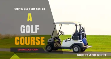 Golf Course Gem Carts: Are They Allowed and Practical?