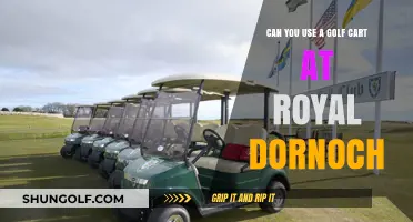 Exploring Royal Dornoch: Golf Cart Usage Rules and Guidelines