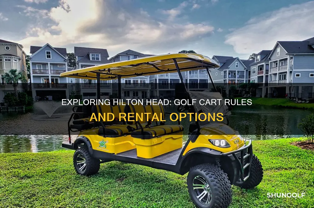 can you use a golf cart in hilton head