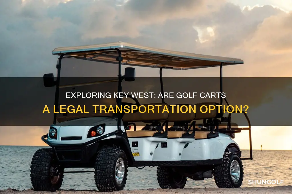 can you use a golf cart in key west