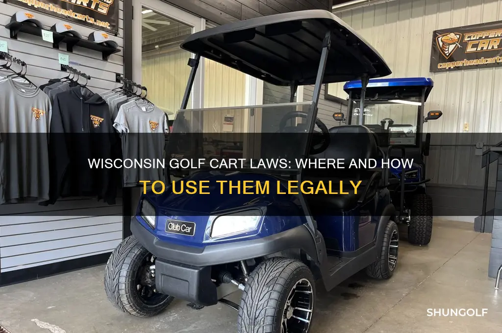can you use a golf cart in wisconsin