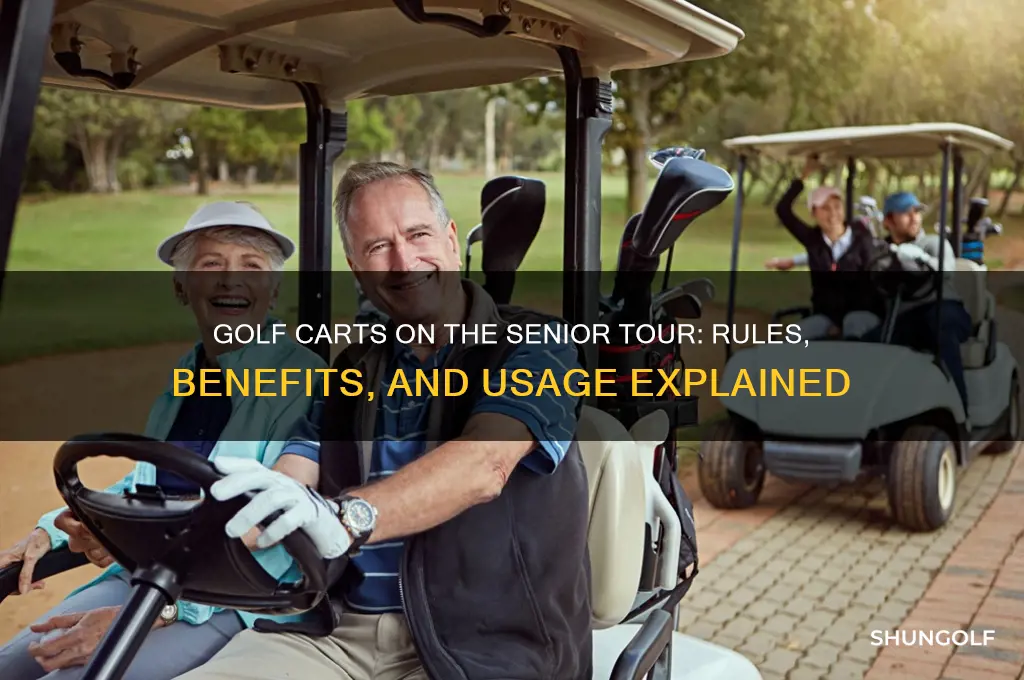 can you use a golf cart on the senior tour