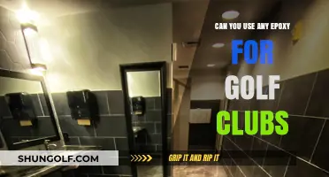 Choosing the Right Epoxy for Golf Club Repairs and Customization