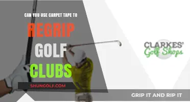 Can Carpet Tape Effectively Regrip Golf Clubs? A Practical Guide