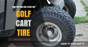 Using Fix-a-Flat for Golf Cart Tires: A Quick Solution?