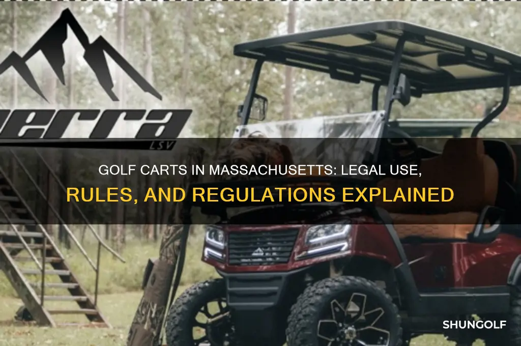 can you use golf carts in mass