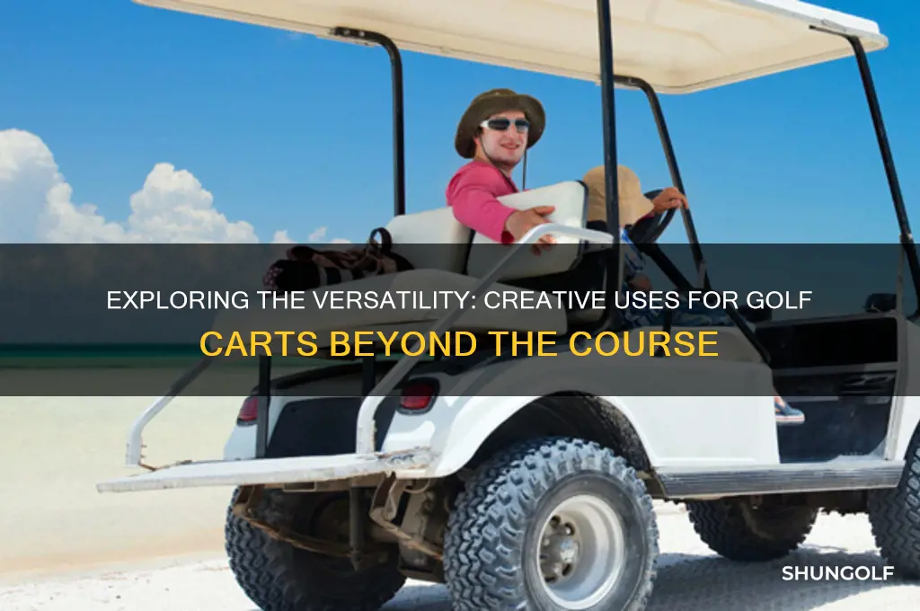 can you use golf carts