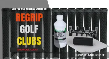 Regripping Golf Clubs: Mineral Spirits as a Safe and Effective Solution