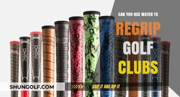 Using Water to Regrip Golf Clubs: A Practical DIY Guide