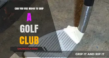 WD40 for Golf Club Grip: Effective Solution or Risky Hack?