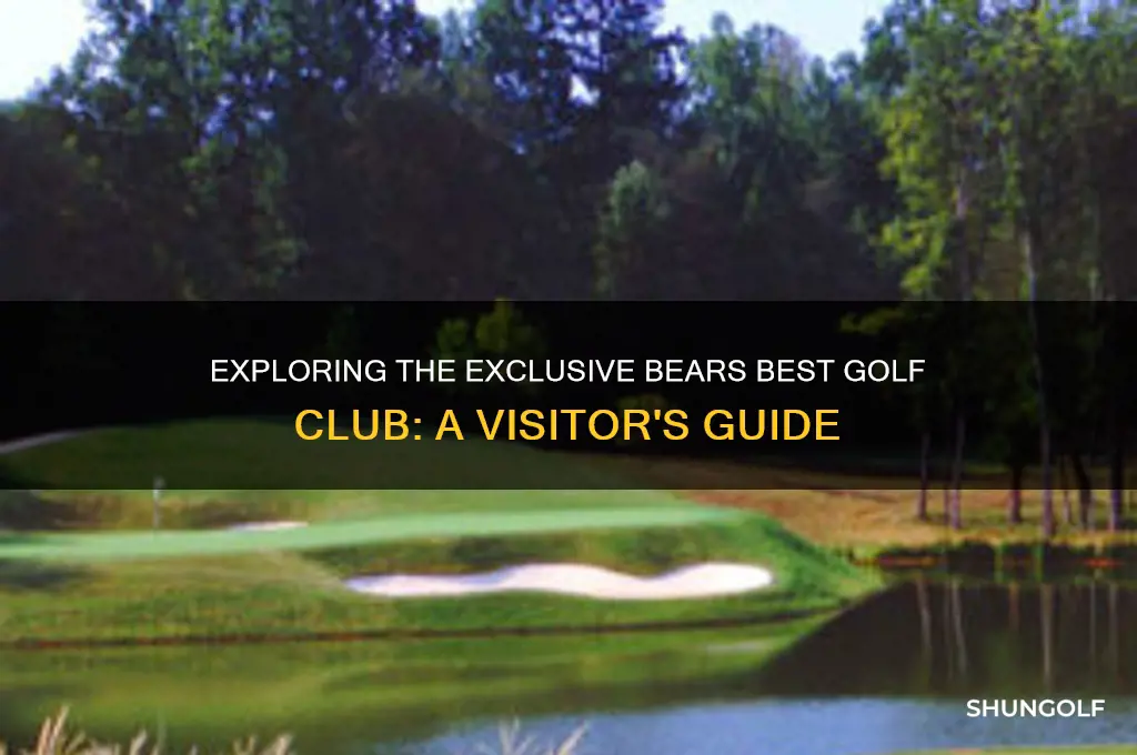 can you visit a bears best golf club