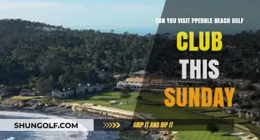 Visit Pebble Beach Golf Club This Sunday: What You Need to Know