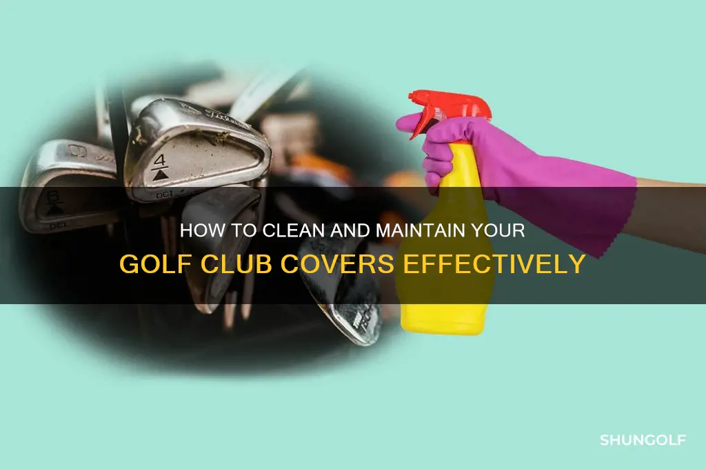 can you wash golf club covers