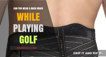 Can You Wear a Back Brace While Playing Golf? Expert Tips