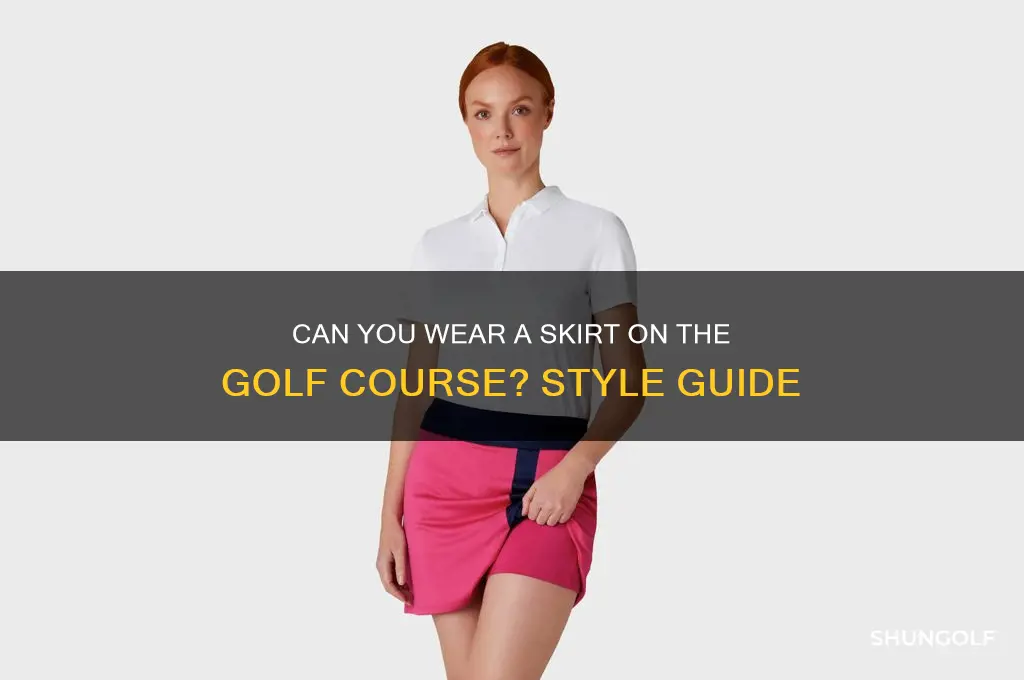 can you wear a skirt playing golf