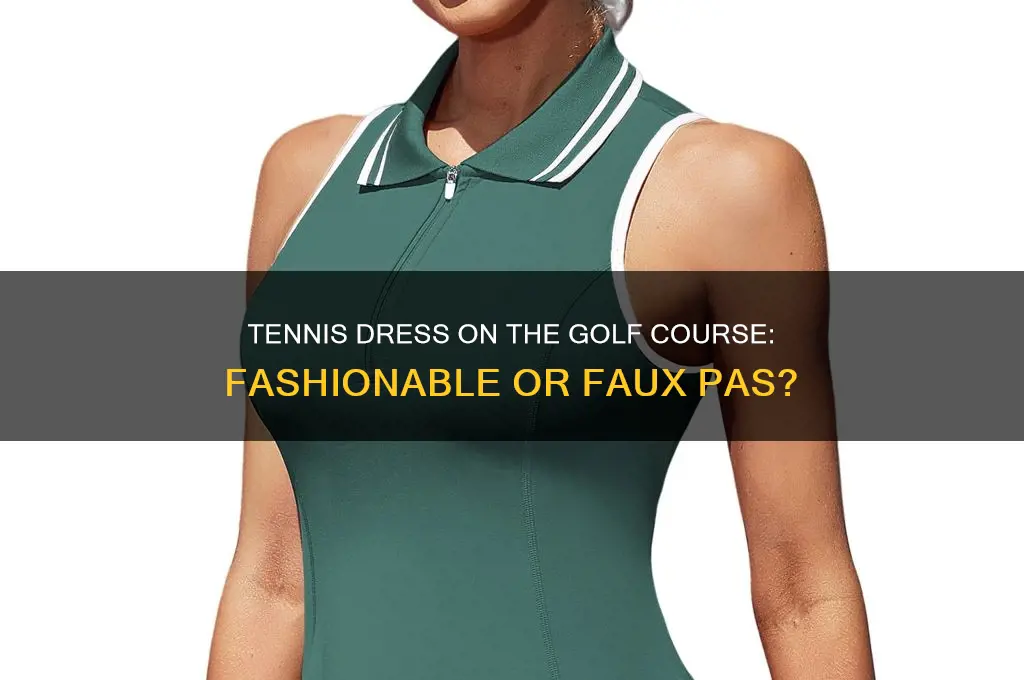 can you wear a tennis dress to play golf