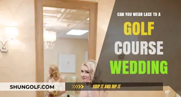 Lace at a Golf Course Wedding: Elegant or Out of Place?