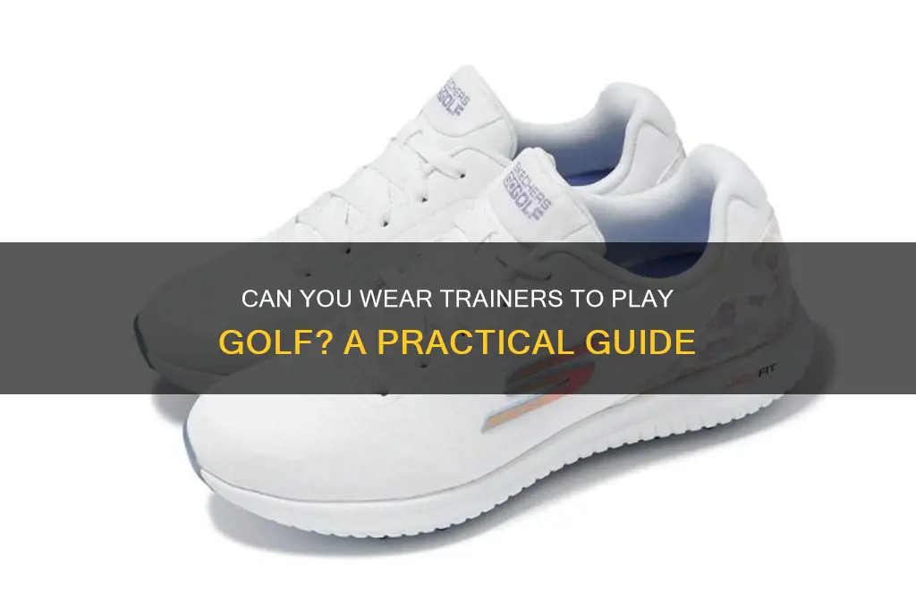 can you wear trainers to play golf