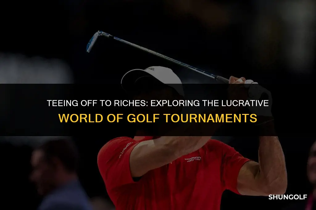can you win money in golf tournaments