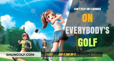 Troubleshooting Everybody's Golf: Why Can't I Play Any Courses?